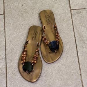 Beaded summer sandals